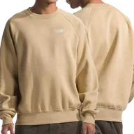 Bluzy męskie - The North Face bluza męska beżowa ocieplana bez kaptura NF0A86WAJK5 S - miniaturka - grafika 1