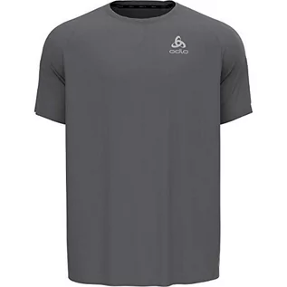 Koszulki męskie - Odlo Essential Chill-Tec T-Shirt S/S Crew Neck Men, steel grey L 2021 Koszulki do biegania 313482-10352-L - grafika 1
