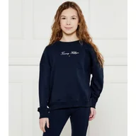 Bluzy dla dziewczynek - Tommy Hilfiger Bluza Regular Fit - miniaturka - grafika 1