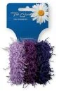 Ozdoby do włosów - Top Choice Gumka do włosów Spaghetti Fioletowa 21701 3 szt. - miniaturka - grafika 1