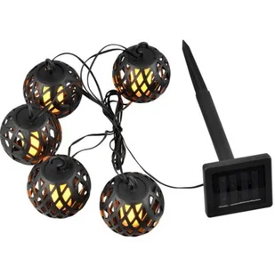 SASKA GARDEN Lampa solarna SASKA GARDEN Kule ogniowe 1032122 - Lampy ogrodowe - miniaturka - grafika 1
