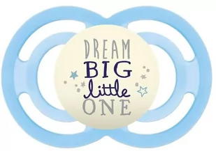 Smoczka dla dzieci Mam Baby Dummy Original Night 6+ Silicone Blue - Smoczki uspokajające - miniaturka - grafika 1