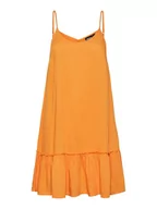 Sukienki - Pieces Sukienka w kolorze pomarańczowym - miniaturka - grafika 1