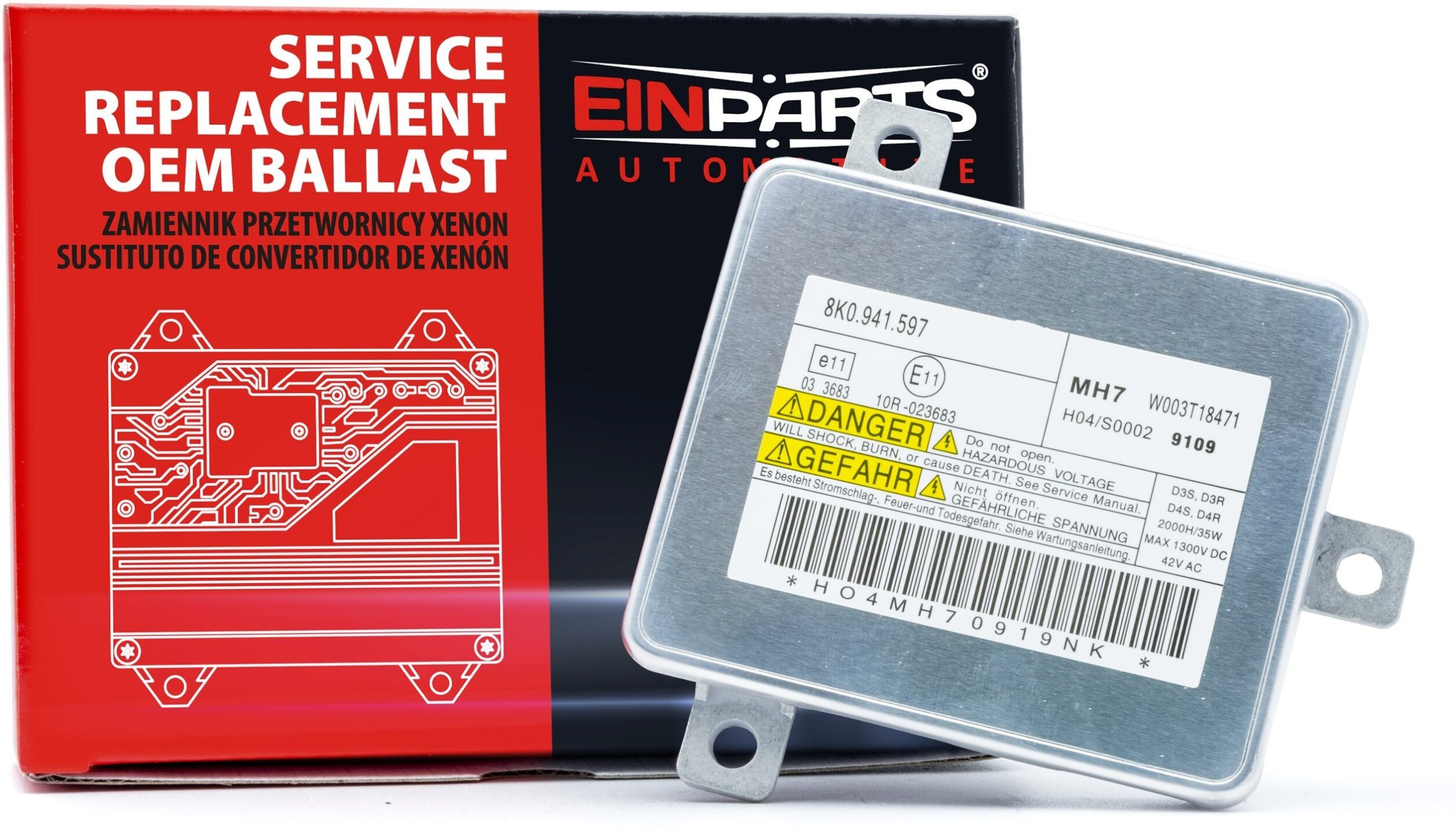 Przetwornica Einparts Automotive EINPARTS PRZETWORNICA XENONOWA EPH-D1/3 M DO MERCEDES C-CLASS E-CLASS