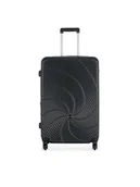 Nerki - Semi Line Walizka duża T5925-3 Czarny - miniaturka - grafika 1