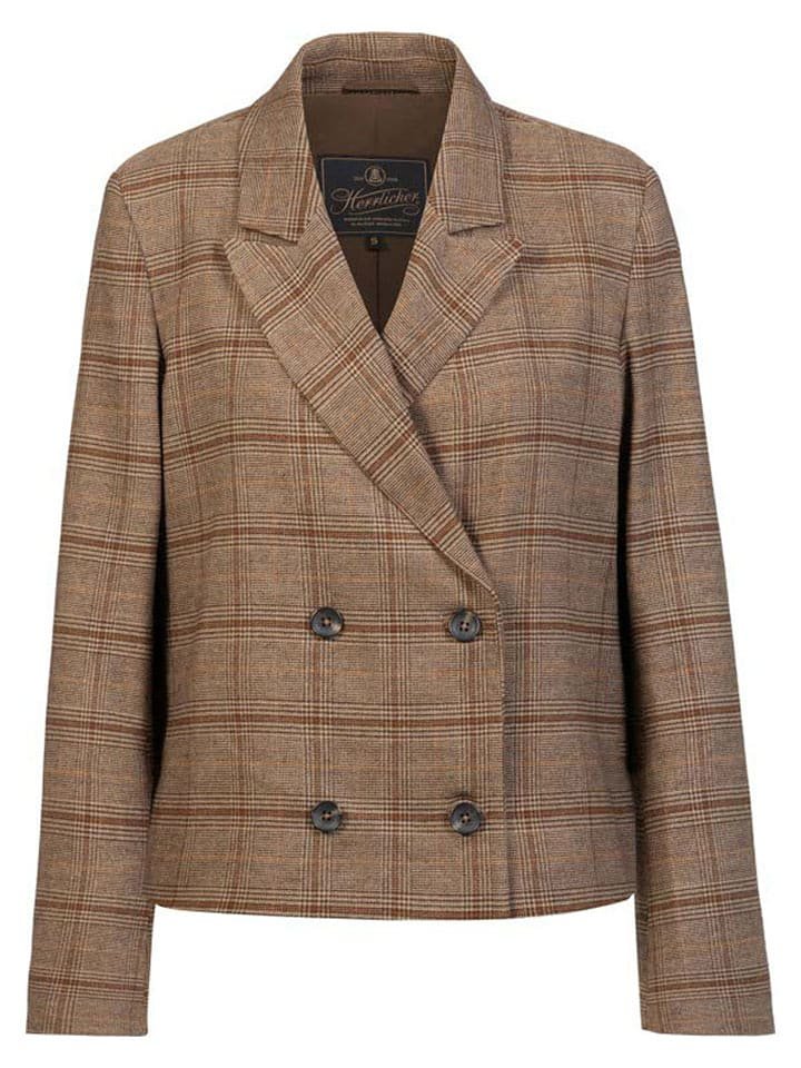 Herrlicher Kurtka przejściowa w kolorze karmelowym