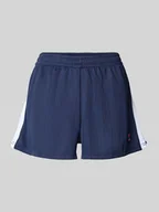 Spodenki damskie - Szorty o kroju relaxed fit z naszywką z logo model ‘LINCE’ - miniaturka - grafika 1