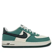 Sneakersy męskie - Sneakersy Nike Aire Force 1 LV 8 FN4731 100 GS Zielony - miniaturka - grafika 1