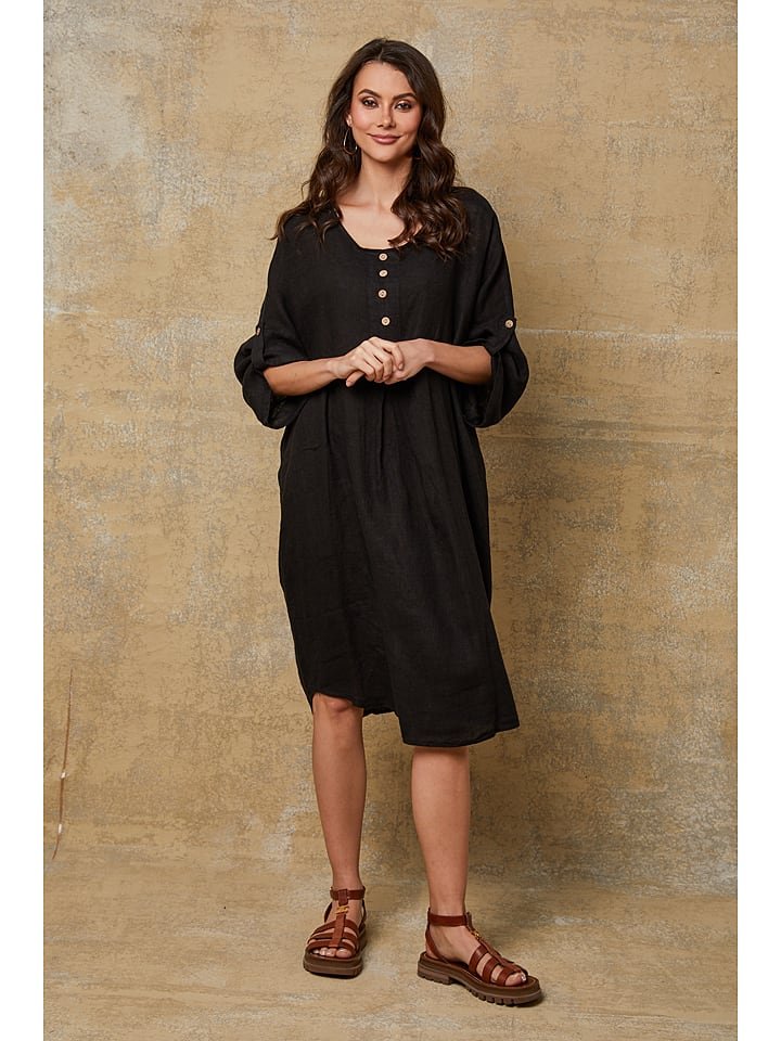 Fleur de Lin Lniana sukienka 