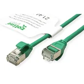 Kable miedziane - ROLINE GREEN 21.44.3334 kabel sieciowy Zielony 1,5 m Cat6a U/FTP (STP) - miniaturka - grafika 1