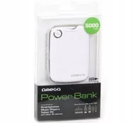 Akcesoria do tabletów i e-booków - Omega OMPB5 X SX Powerbank do smartfona lub tabletu (5000 mAh, 5 V, 1000 ma) srebrny 5907595421584 - miniaturka - grafika 1