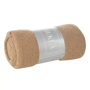 Koc 70 x 160 Mikrofibra Boucle Bukla Beż - Koce - miniaturka - grafika 7