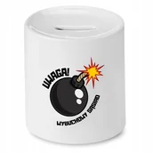 Skarbonki - Skarbonka Dla Socjologa na Urodziny na Prezent z Nadrukiem ze Zdjęciem + Opakowanie na prezent (wzór 04) - miniaturka - grafika 1