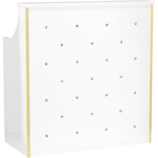 Recepcja fryzjerska lakierowana Diamond 100 cm kosmetyczna do salonu gabinetu SPA biały - Lady recepcyjne - miniaturka - grafika 1