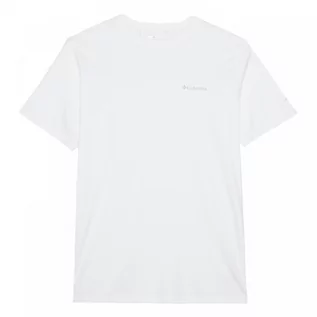 Koszulki sportowe męskie - Męska koszulka termoaktywna Columbia Zero Rules - biała - COLUMBIA - grafika 1