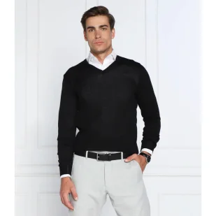 Oscar Jacobson Wełniany sweter | Regular Fit - Swetry męskie - miniaturka - grafika 1