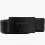 Paski - Pasek Męski BIG STAR Skórzany Pas Do Spodni Czarny MM675001 Czarny 110 - miniaturka - grafika 1