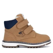 Buty dla chłopców - Trzewiki Beverly Hills Polo Club AVO-2261-066(III)CH Brązowy - miniaturka - grafika 1