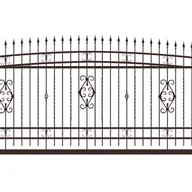 Ogrodzenia - Polbram Brama przesuwna bez przeciwwagi Verona 4x1,6 m prawa automat brązowa - miniaturka - grafika 1