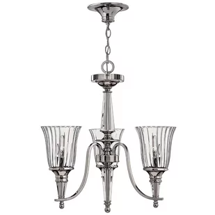 Elstead Lighting Fascynujący żyrandol Chandon 3-punktowy - Lampy sufitowe - miniaturka - grafika 1