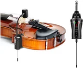 Mikrofony komputerowe - ACEMIC VT-5 MIKROFON BEZPRZEWODOWY DO SKRZYPIEC GITARY ODBIORNIK + NADAJNIK - miniaturka - grafika 1