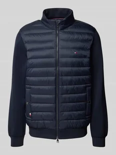 Bluza rozpinana pikowana o kroju regular fit z zamkiem błyskawicznym - Kurtki męskie - miniaturka - grafika 1