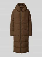 Płaszcze damskie - Płaszcz pikowany z kapturem - miniaturka - grafika 1