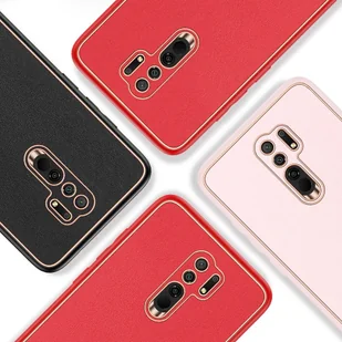 Dux Ducis Yolo eleganckie etui pokrowiec ze skóry ekologicznej Xiaomi Redmi 9 Czerwony - Etui i futerały do telefonów - miniaturka - grafika 13