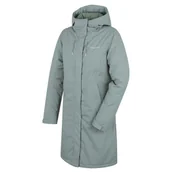 Kurtki i kamizelki sportowe damskie - Płaszcz damski Husky Narvik L Rozmiar: S / Kolor: zielony - miniaturka - grafika 1