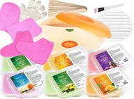 Depilacja - Zestaw Parafiniarka + 3000 ml parafiny + skarpety frotte + rękawice frotte - miniaturka - grafika 1