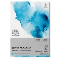 Podobrazia, bloki, papiery - Blok do akwareli, A5 12 arkuszy, gramatura 300 g/m2  Winsor & Newton - miniaturka - grafika 1