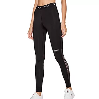 Spodnie damskie - Everlast damskie spodnie do fitnessu Leonard spodnie sportowe, czarne, rozmiar S - grafika 1