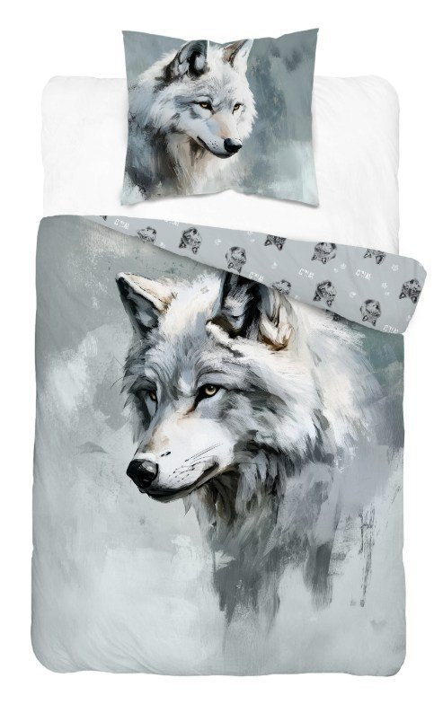 Pościel młodzieżowa bawełniana 140x200cm WILK