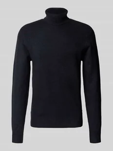 Sweter z dzianiny z golfem model ‘HEINE’ - Swetry męskie - miniaturka - grafika 1
