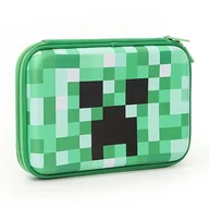 Piórniki - Piórnik usztywniany MOTYW MINECRAFT zielony - miniaturka - grafika 1