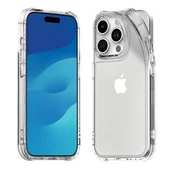 Etui i futerały do telefonów - Etui ARAREE Flexield do Apple iPhone 15 Pro Max Przezroczysty - miniaturka - grafika 1