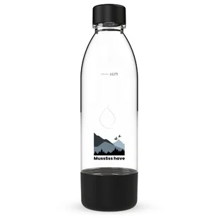 Pushair Butelka Do Saturatora Dafi 0,7 Czarna Góry - Akcesoria i części AGD - miniaturka - grafika 1