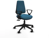 Fotele i krzesła biurowe - Krzesło Biurowe Piqueras y Crespo BFN066N Zieleń naftowa - miniaturka - grafika 1