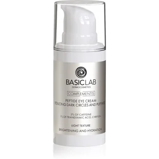 Basiclab Complementis 3% Kofeiny - Peptydowy krem pod oczy lekka konsystencja 15ml - Kosmetyki pod oczy - miniaturka - grafika 1