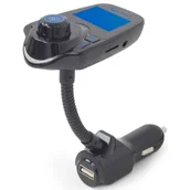 Transmitery FM - GEMBIRD SAMOCHODOWY TRANSMITER FM/ZESTAW GŁOŚNOMÓWIĄCY BLUETOOTH+ŁADOWARKA SAM.2,1A USB 2.0, AUX, MICROSD - miniaturka - grafika 1