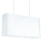 Lampy sufitowe - Britop LAMPA wisząca CADRE 872010228 prostokątna OPRAWA abażurowy ZWIS loftowy biały - miniaturka - grafika 1