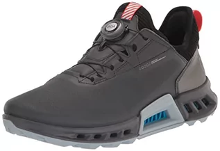 Buty sportowe męskie - ECCO Męskie Biom C4 Boa Gore-tex wodoodporne buty do golfa, magnes/czarne, rozmiar 39,5/40 EU, Magnes czarny, 39.5/40 EU - grafika 1