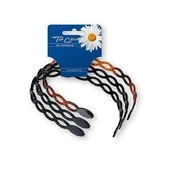 Ozdoby do włosów - Top Choice Akcesoria do włosów Opaska ażurowa (27222) 1op.-3szt - miniaturka - grafika 1