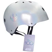 Kaski rowerowe - Kask rowerowy DISNEY Star Wars Holo D100 Srebrny dla Dzieci (rozmiar L) - miniaturka - grafika 1