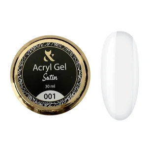 Acryl Gel Satin 001 (jar), 30 ml - Żele do paznokci - miniaturka - grafika 1