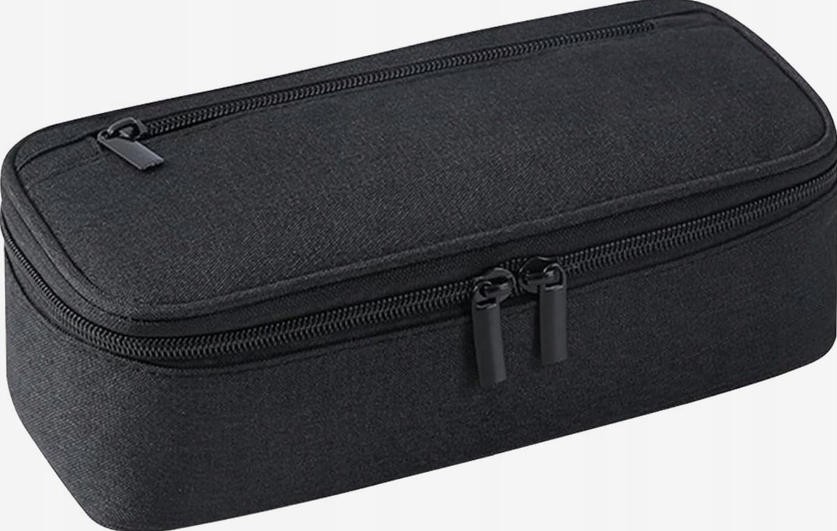 PIÓRNIK CZARNY DUŻY MATERIAŁOWY ETUI ORGANIZER SZKOLNY BIUROWY