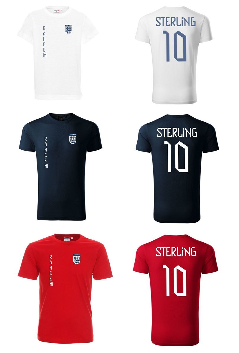 Koszulka Anglia RAHEEM STERLING 10 jr