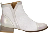 Botki damskie - Maciejka Botki 06397-22/00-1 37 Jasne perłowe na obcasie - miniaturka - grafika 1