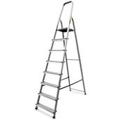 Drabiny - DRABEST Drabina aluminiowa domowa 8 stopniowa 125 kg - miniaturka - grafika 1
