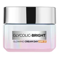Kremy do twarzy - L'Oréal Paris Glycolic-Bright Glowing Cream Day SPF17 krem do twarzy na dzień 50 ml dla kobiet - miniaturka - grafika 1